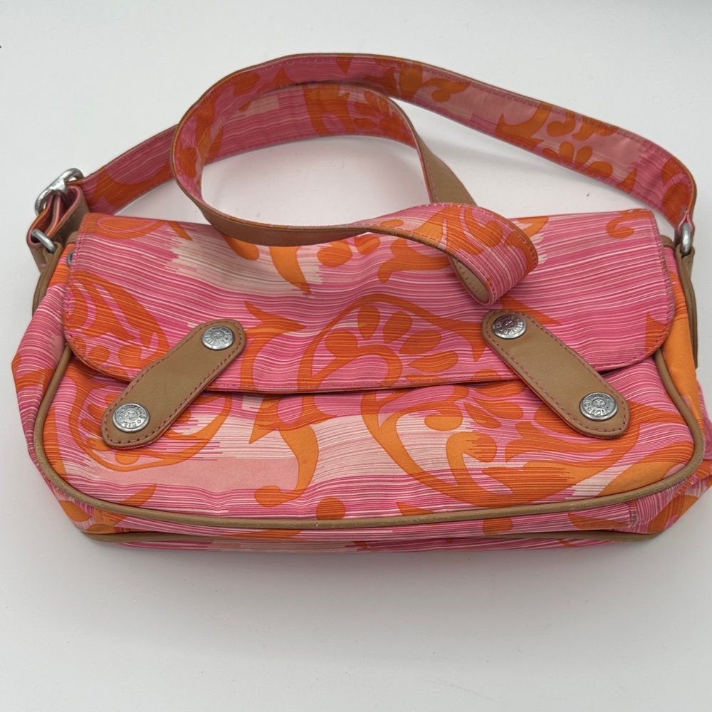 Kipling Pink and Orange Shoulder Bag